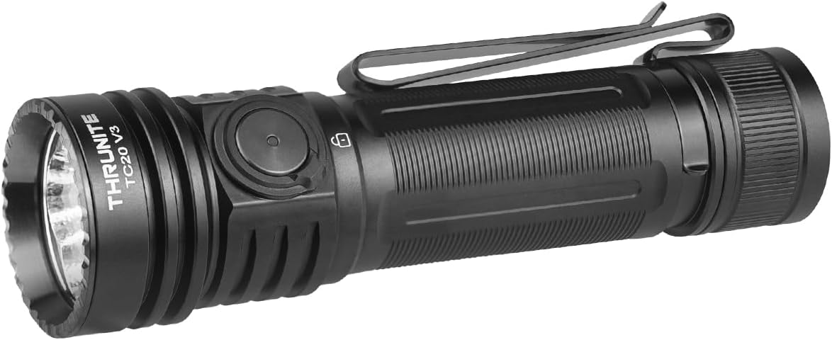 Tactical Flashlight Rechargeable - 4720 Lumens Super Bright Rechargeable Flashlight,