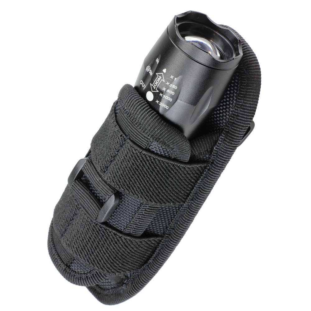 Outdoor Hunting Lights - Tactical Rotatable Flashlight Holder Molle Flashlight