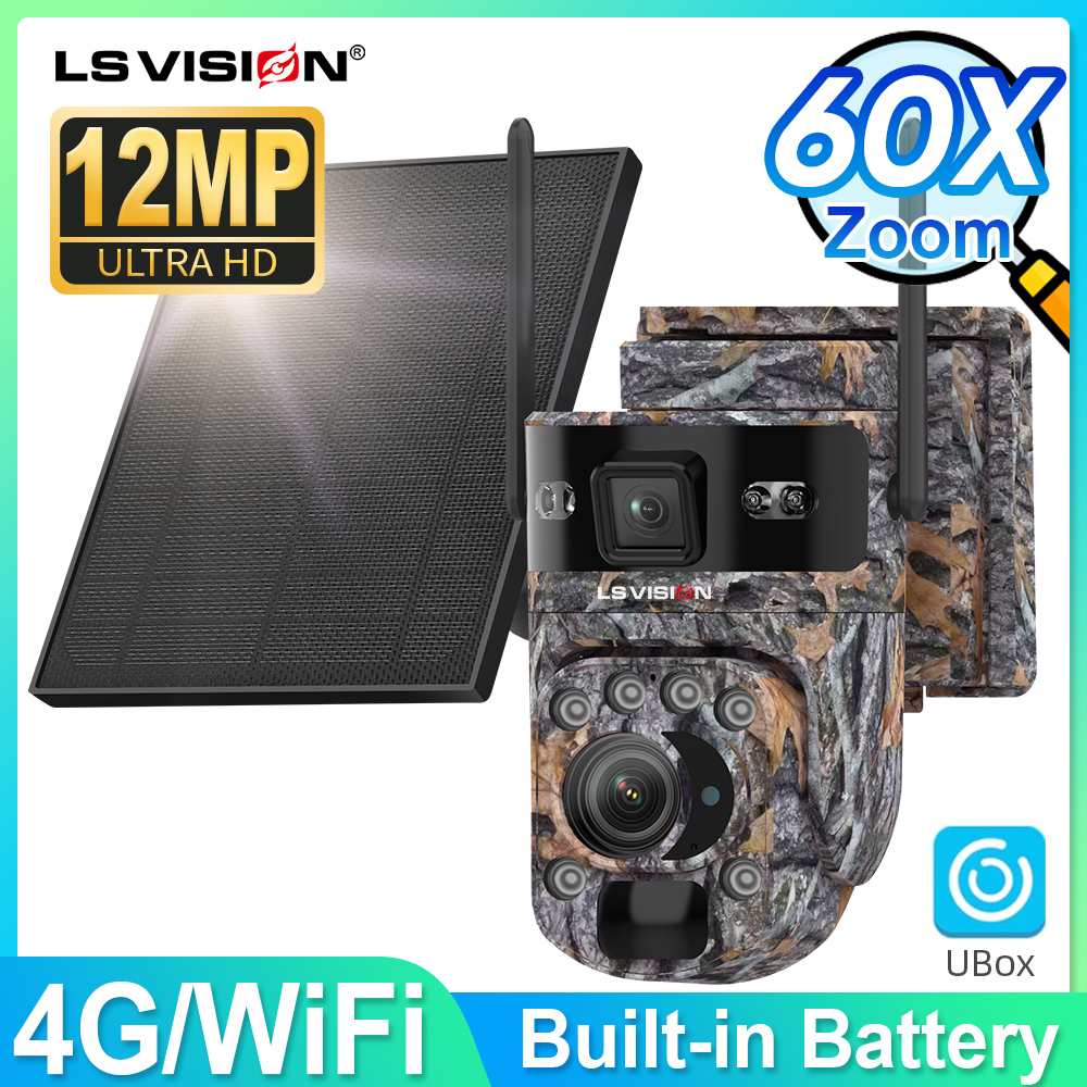 Outdoor Hunting Camera Wifi - LS VISION 60X Zoom Trail Cameras