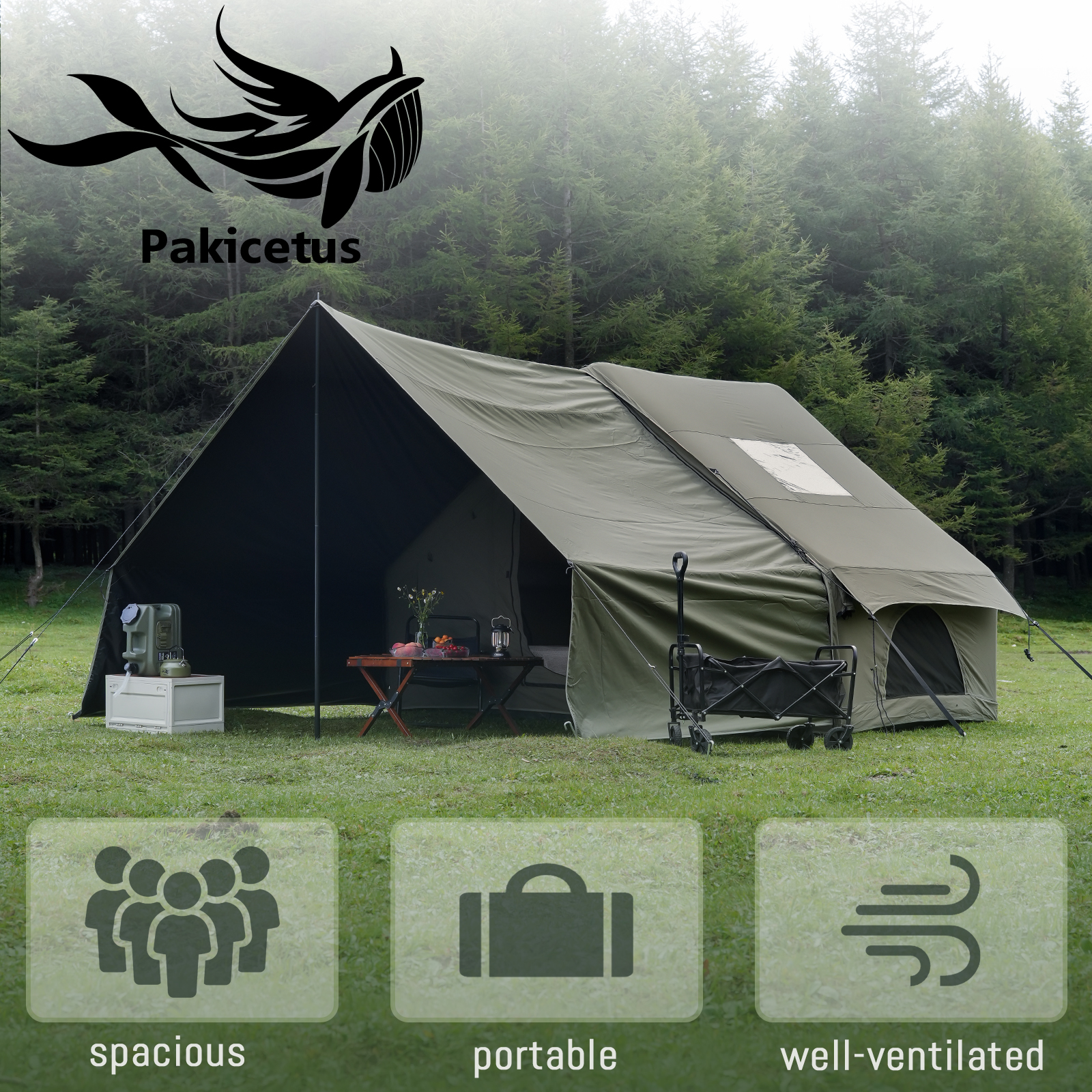Outdoor Hunting House - PAKICETUS Upgraded Inflatable Camping Hunting Visualization