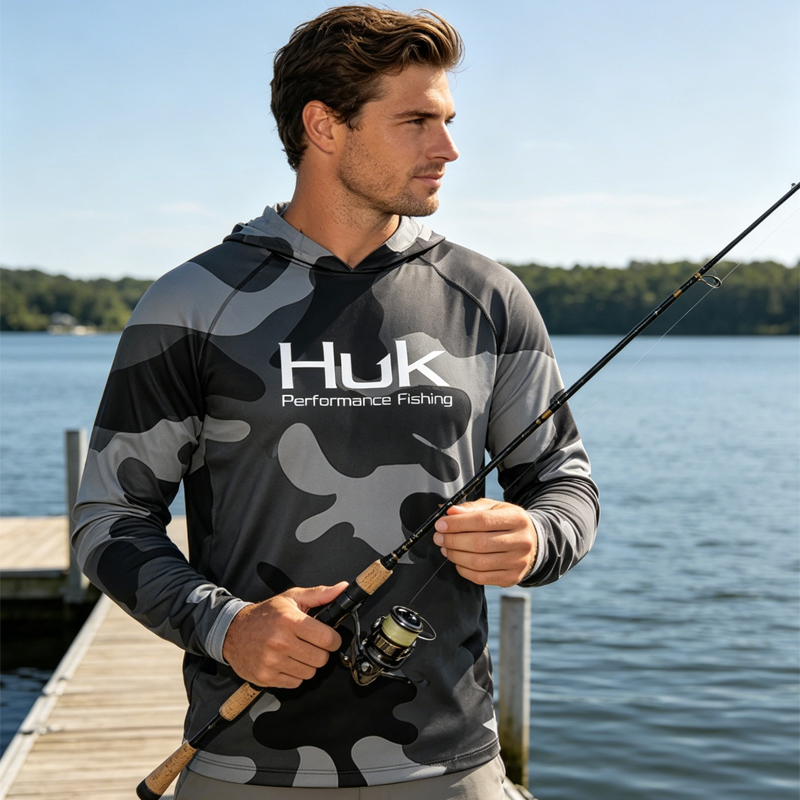 Outdoor Hunting Hoodie - Men's Long Sleeve Fishing Hoodie Anti-UV
