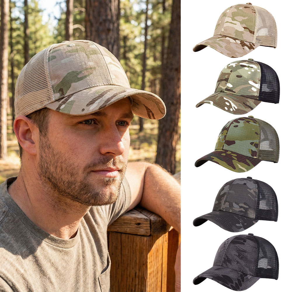 Outdoor Hunting House - Men Outdoor Baseball Caps Adjustable Snapback