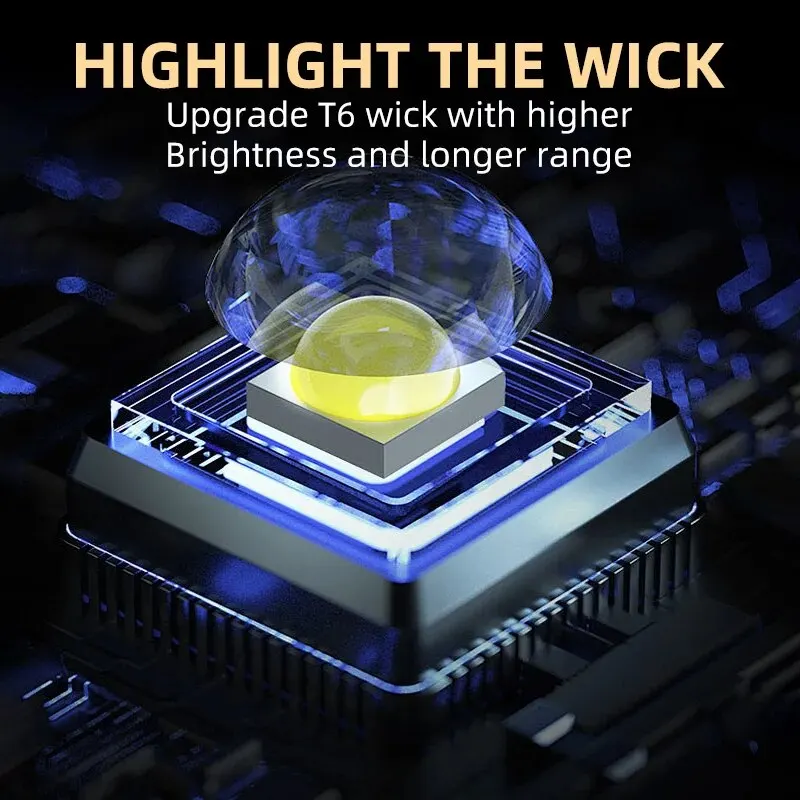 Portable Mini 3 LED Handheld F - Tactical Flashlight Rechargeable บทวิจารณ์และราคา