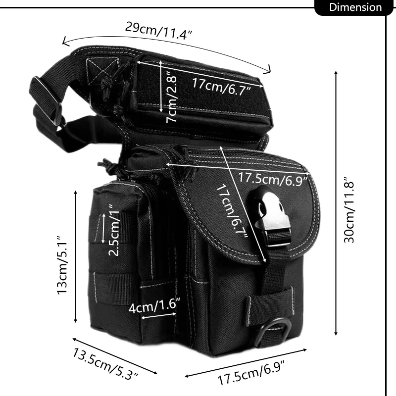 Outdoor Tactical Leg Bag Waist - Outdoor Hunting Belt บทวิจารณ์และราคา