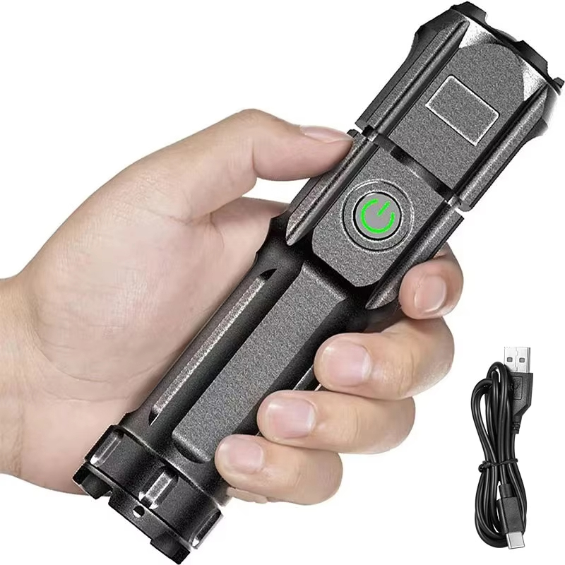 Portable LED Flashlight Rechar - Outdoor Hunting Lights บทวิจารณ์และราคา