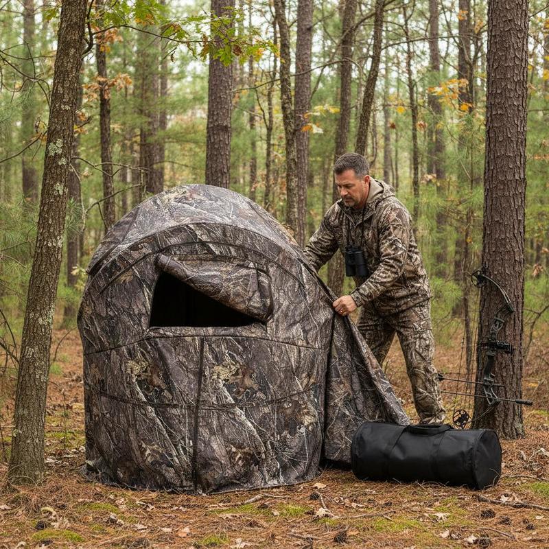 Hunting Blind 1 Person For Dee - Hunting & Outdoor Supplies Carterton Reviews บทวิจารณ์และราคา