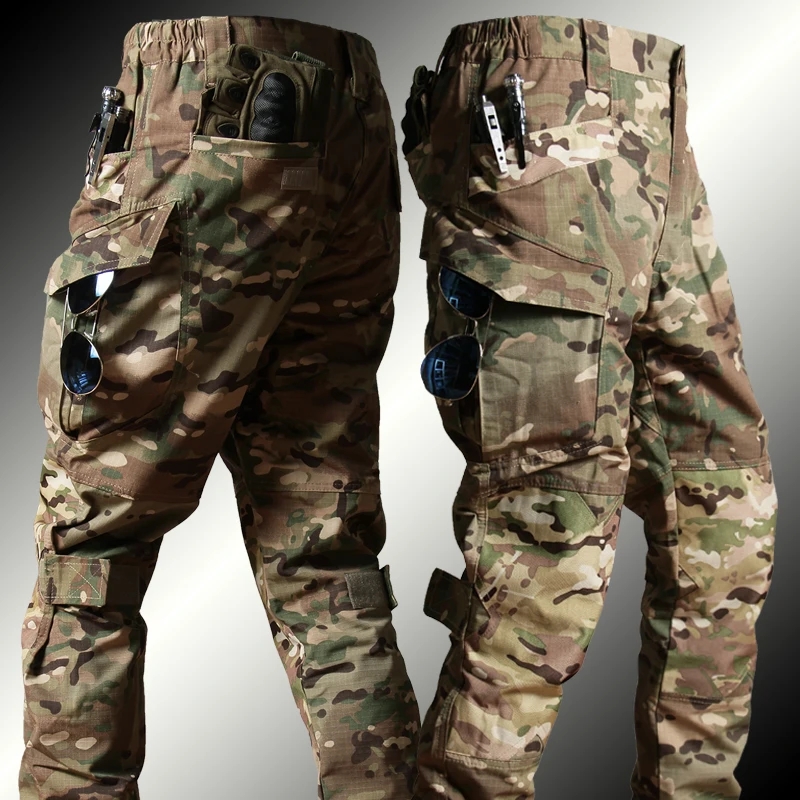 Men's Loose Outdoor Training P - Outdoor Hunting Trousers บทวิจารณ์และราคา