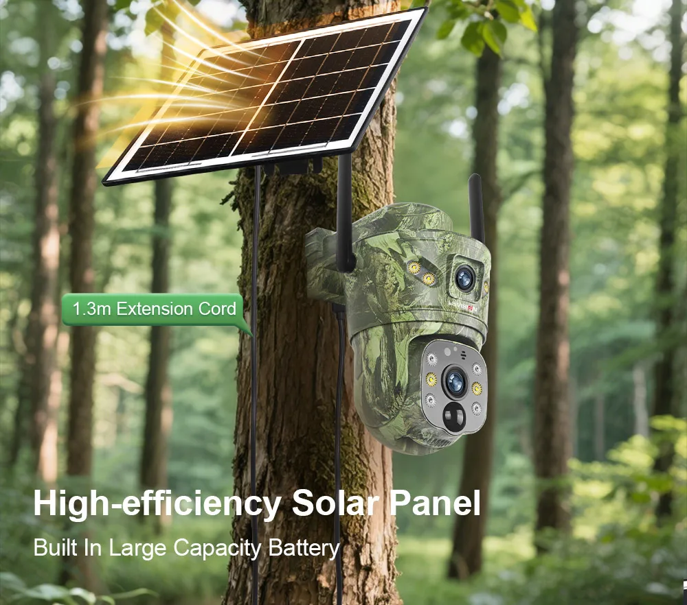 LS VISION 8MP 4G Solar Hunting - Outdoor Hunting Camera Wifi บทวิจารณ์และราคา