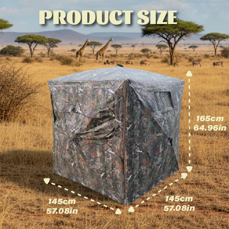 Camouflage Pop-Up Hunting Blin - Hunting & Outdoor Supplies Carterton Reviews บทวิจารณ์และราคา