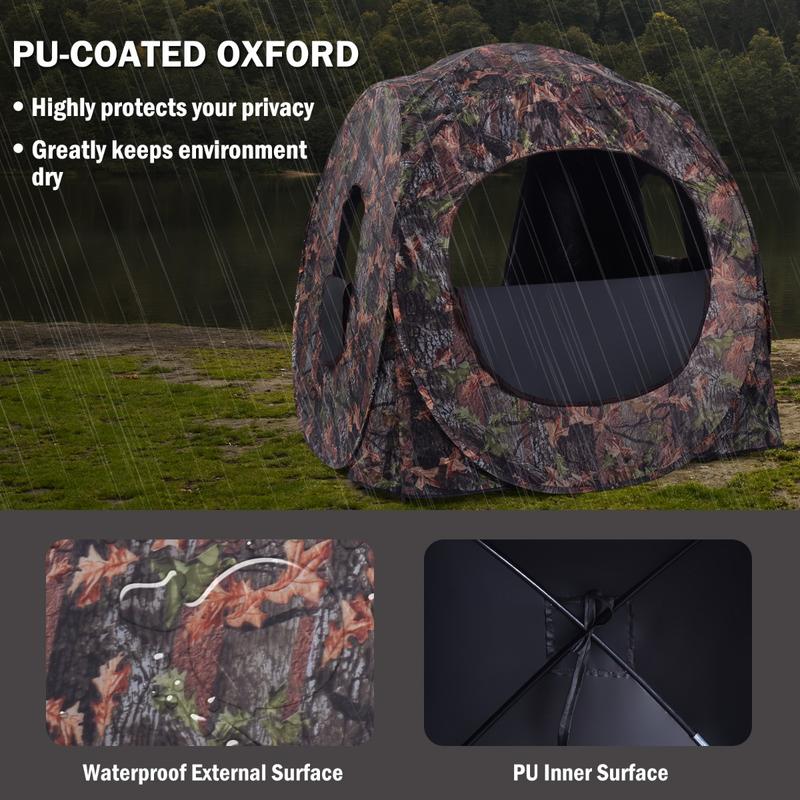 Portable Pop up Ground Camo Bl - Hunting & Outdoor Supplies Carterton Reviews บทวิจารณ์และราคา