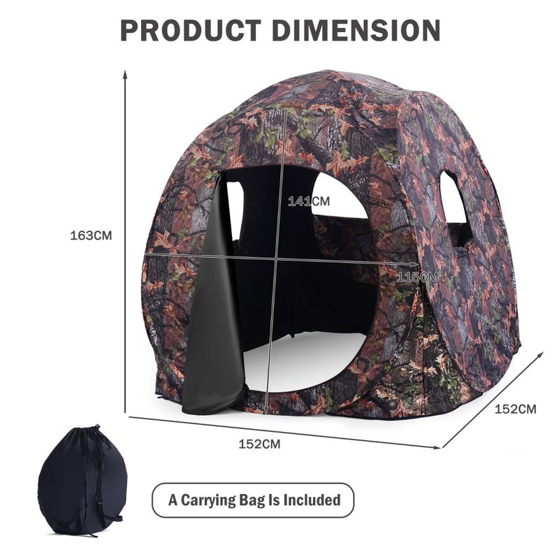 Portable Pop up Ground Camo Bl - Hunting & Outdoor Supplies Carterton Reviews บทวิจารณ์และราคา