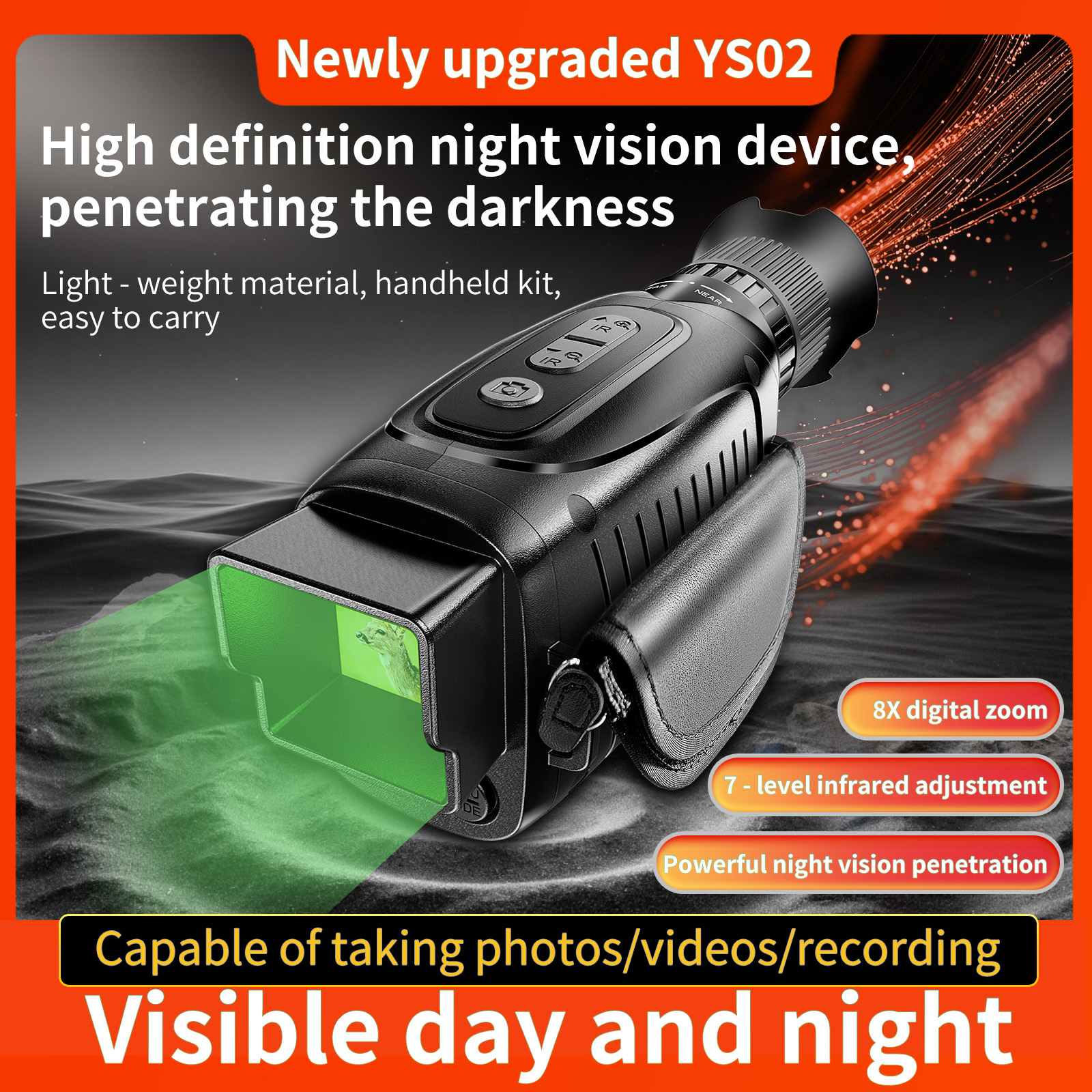 YS02 Digital HD Night Vision M - Outdoor Hunting Videos บทวิจารณ์และราคา