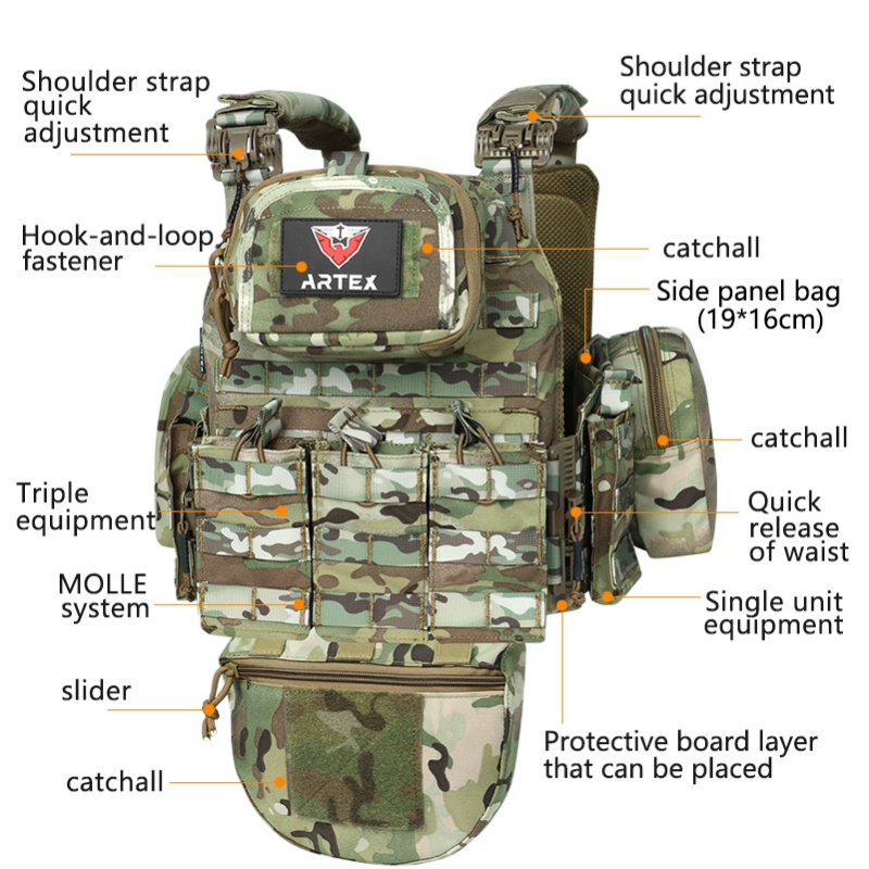 Tactical Vest 6094 Fast detach - Outdoor Hunting Lights บทวิจารณ์และราคา