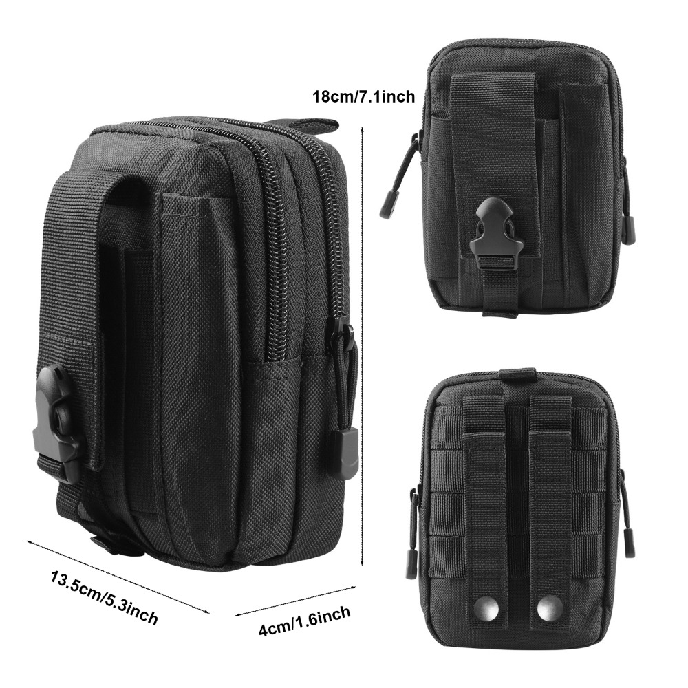 Tactical Waist Pouch Molle Wai - Outdoor Hunting Belt บทวิจารณ์และราคา