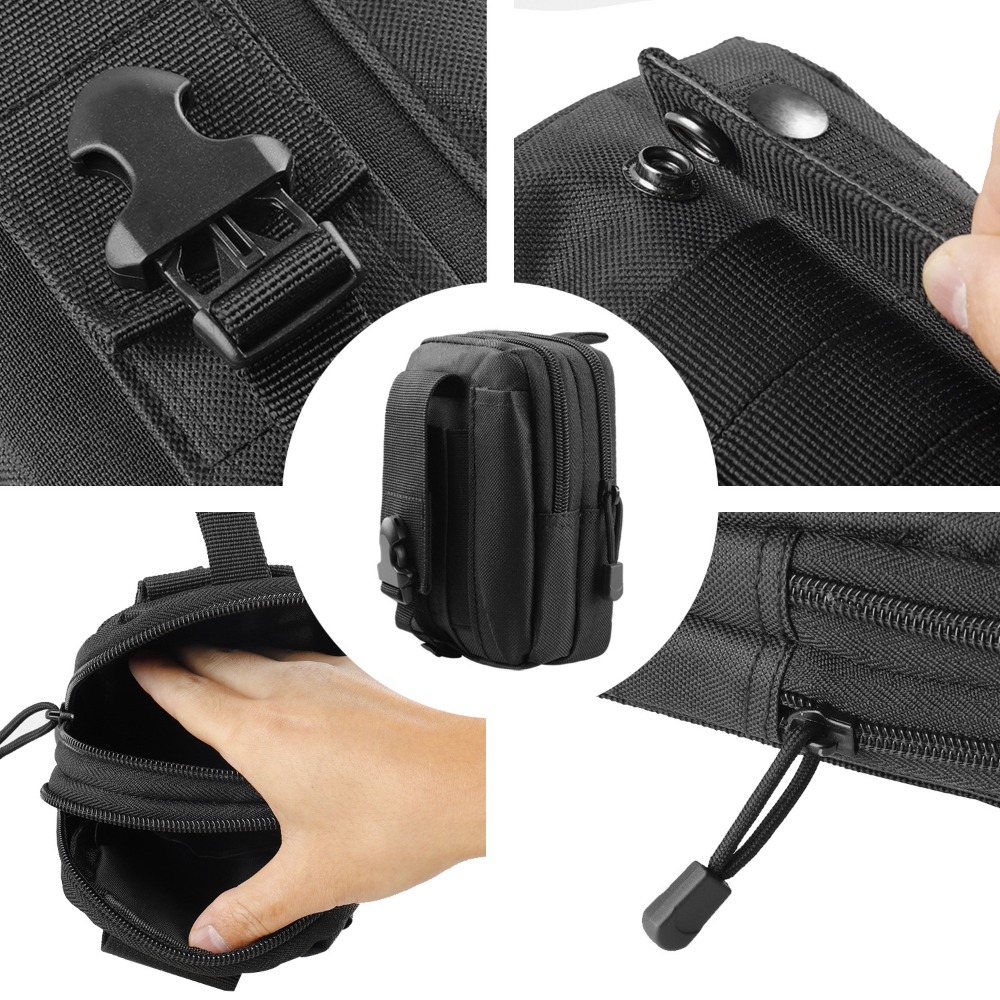 Tactical Waist Pouch Molle Wai - Outdoor Hunting Belt บทวิจารณ์และราคา