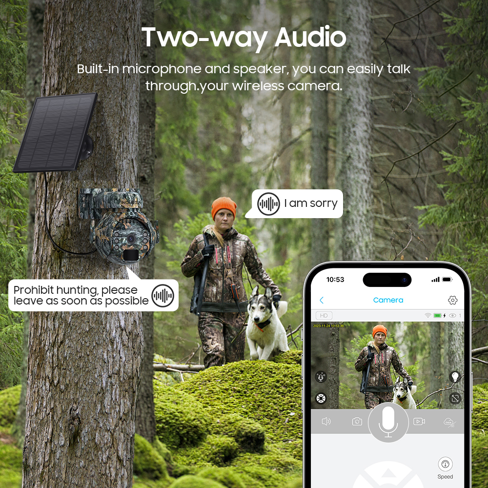 INQMEGA 3MP 4G Solar Powered C - Outdoor Hunting Camera Wifi บทวิจารณ์และราคา