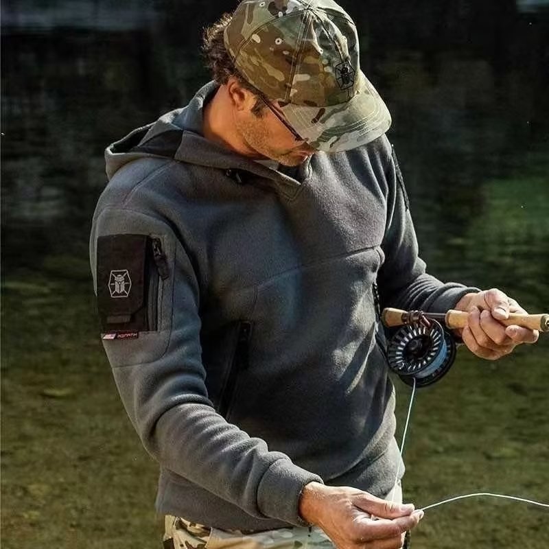 Men Winter Thermal Fleece Outd - Outdoor Hunting Hoodie บทวิจารณ์และราคา