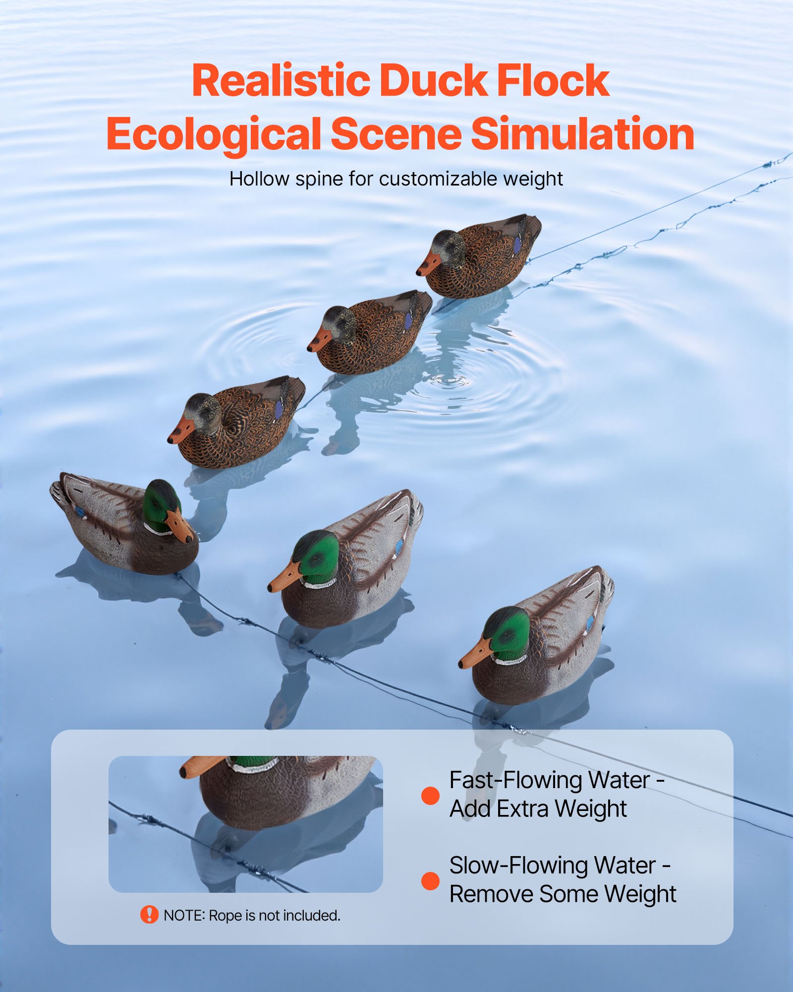 Duck Decoys, Realistic Floatin - Decoy Duck Plastic บทวิจารณ์และราคา