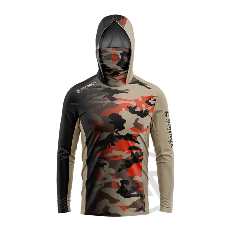 RIGHTTRACK Mask Hoodies Fishin - Outdoor Hunting Hoodie บทวิจารณ์และราคา