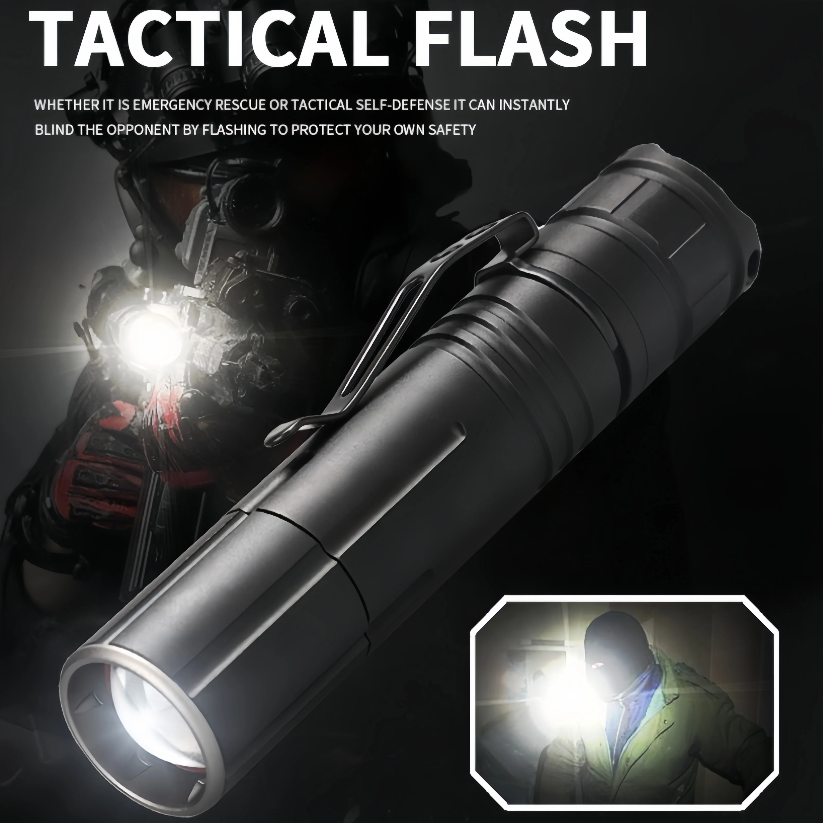 JIASHUAIXIN New XHP50 Zoom Typ - Tactical Flashlight Rechargeable บทวิจารณ์และราคา