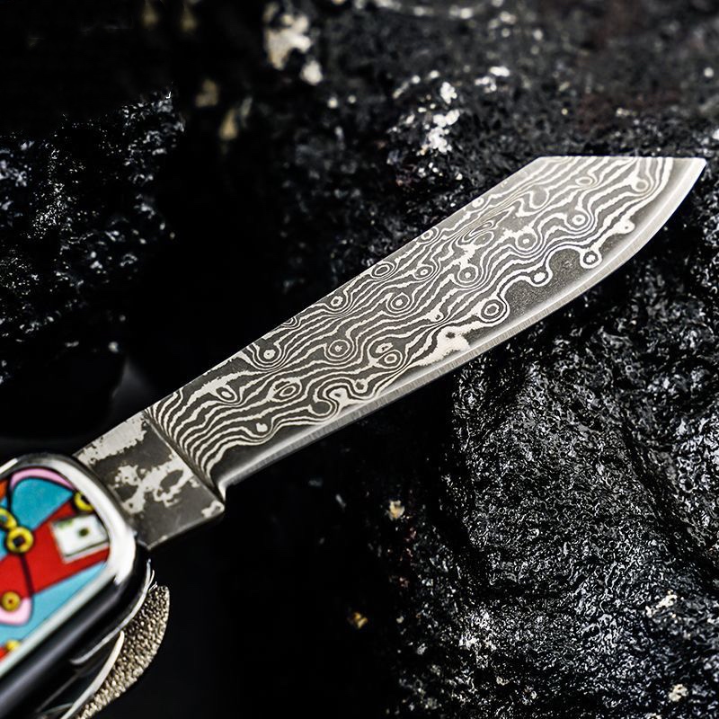 10 in1 Damascus Multitool Fold - Hunting Camp Outdoor Supplies บทวิจารณ์และราคา