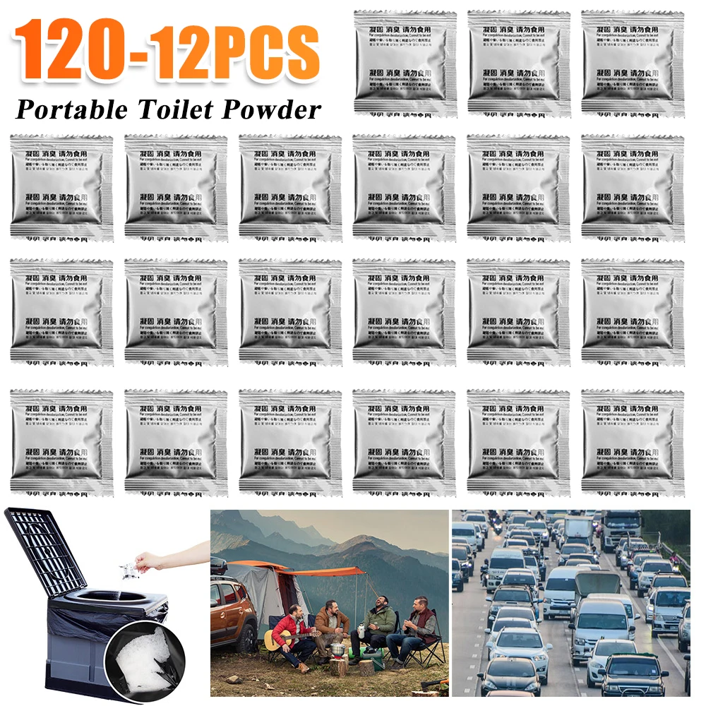 120-12PCS Camping Toilet Chemi - Outdoor Hunting Toilet บทวิจารณ์และราคา