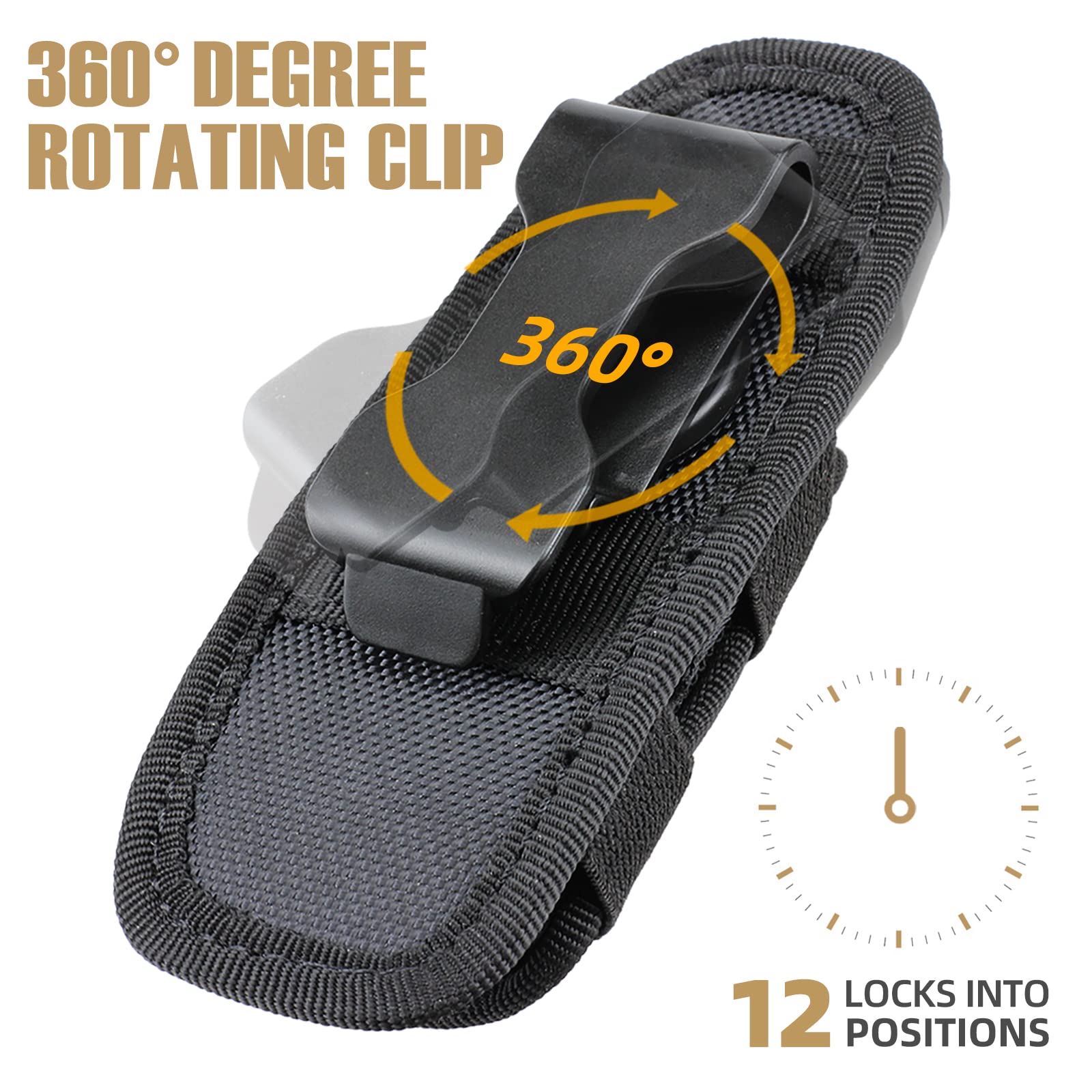 Tactical Rotatable Flashlight  - Outdoor Hunting Lights บทวิจารณ์และราคา