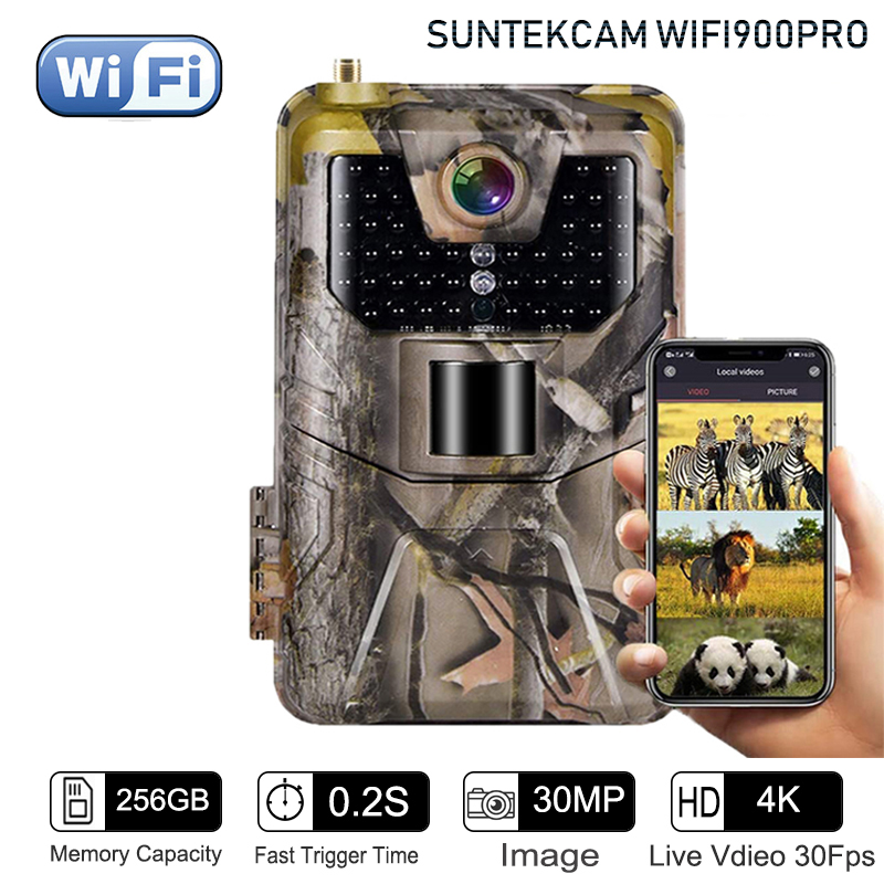 4K 30FPS Wifi Hunting Cameras  - Outdoor Hunting Camera Wifi บทวิจารณ์และราคา