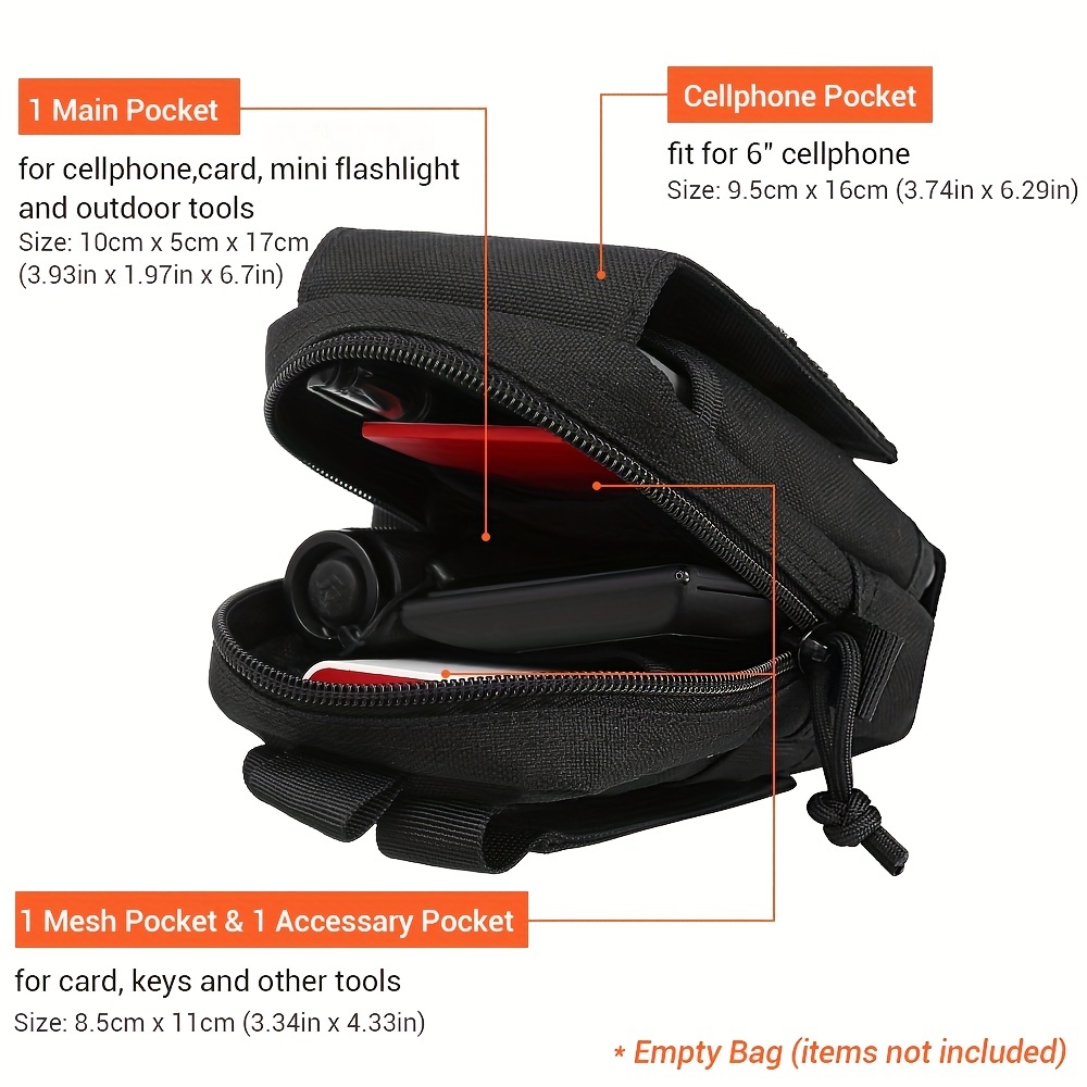 waist bag EDC tool bag vest ba - Outdoor Hunting Belt บทวิจารณ์และราคา