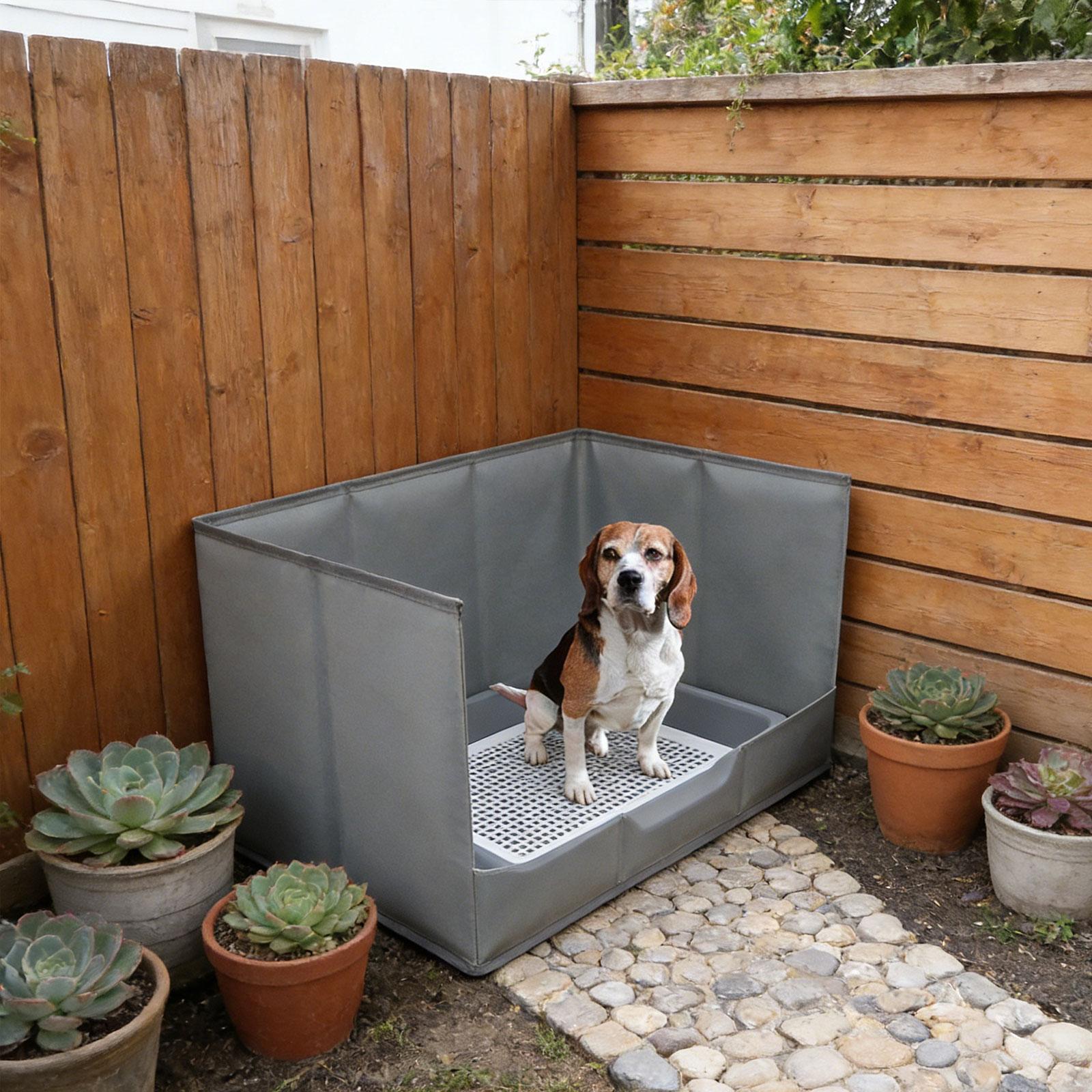 Portable Indoor Dog Potty Tray - Outdoor Hunting Toilet บทวิจารณ์และราคา