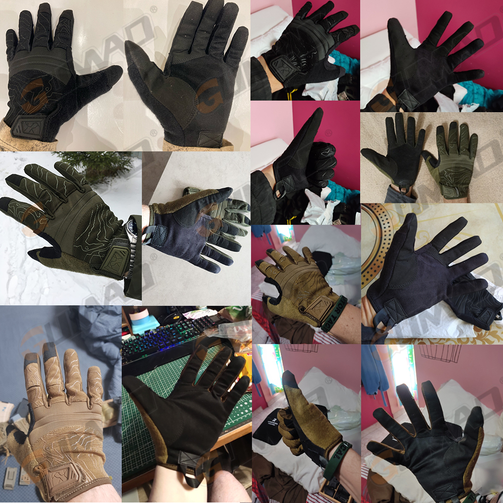 Men Cycling Gloves Tactical To - Outdoor Hunting Bike บทวิจารณ์และราคา