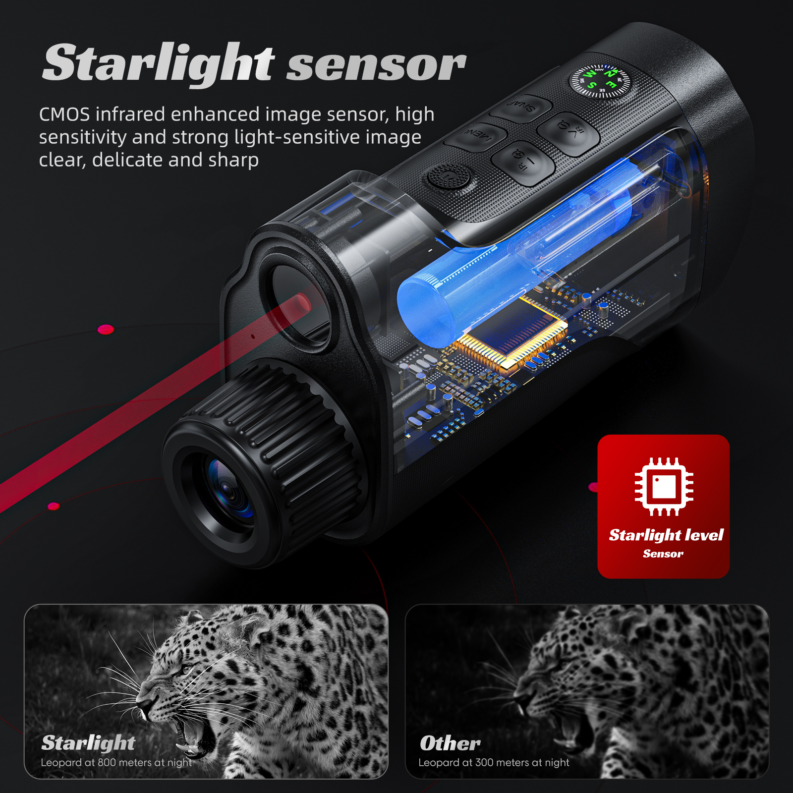 Night Vision Monoculars 1080P  - Outdoor Hunting Videos บทวิจารณ์และราคา