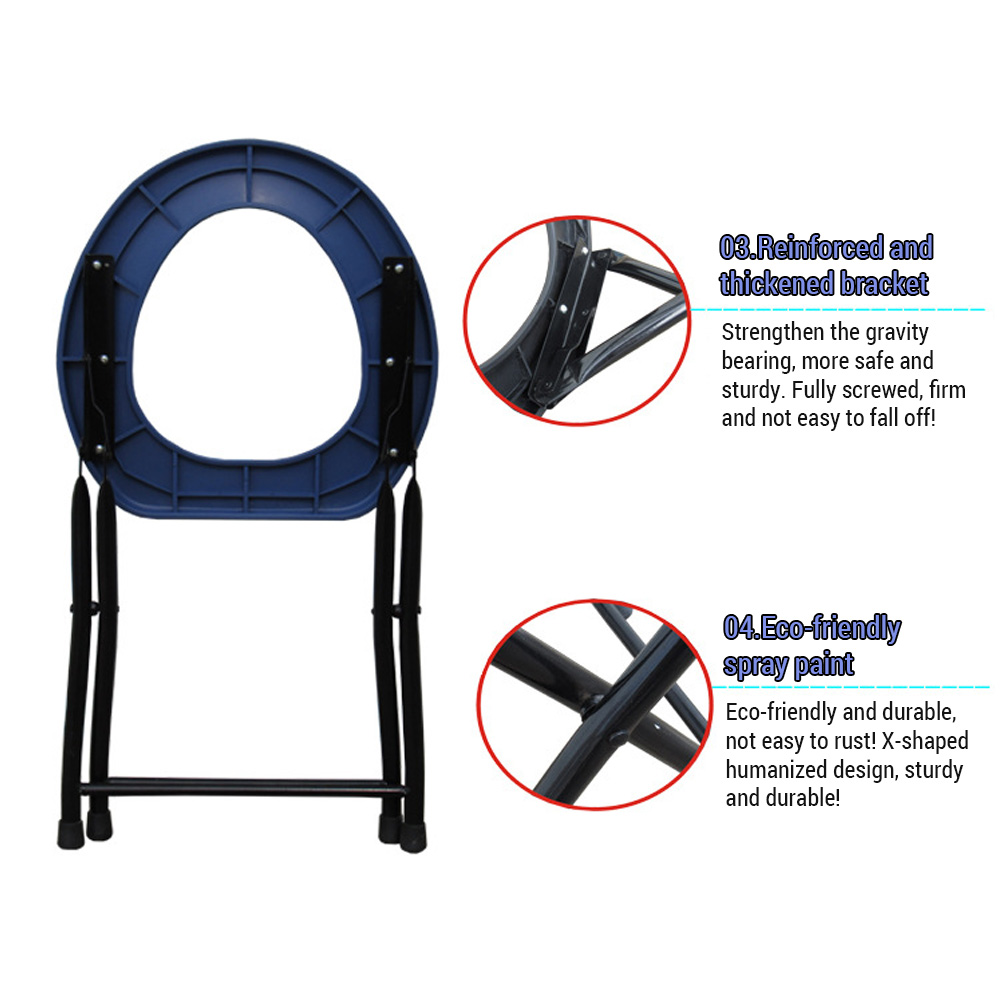 Folding Toilet Seat Portable O - Outdoor Hunting Toilet บทวิจารณ์และราคา