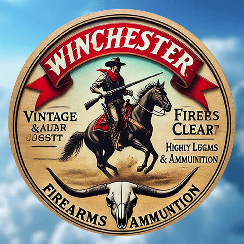 Winchester vintage round metal - Outdoor Hunting Events บทวิจารณ์และราคา