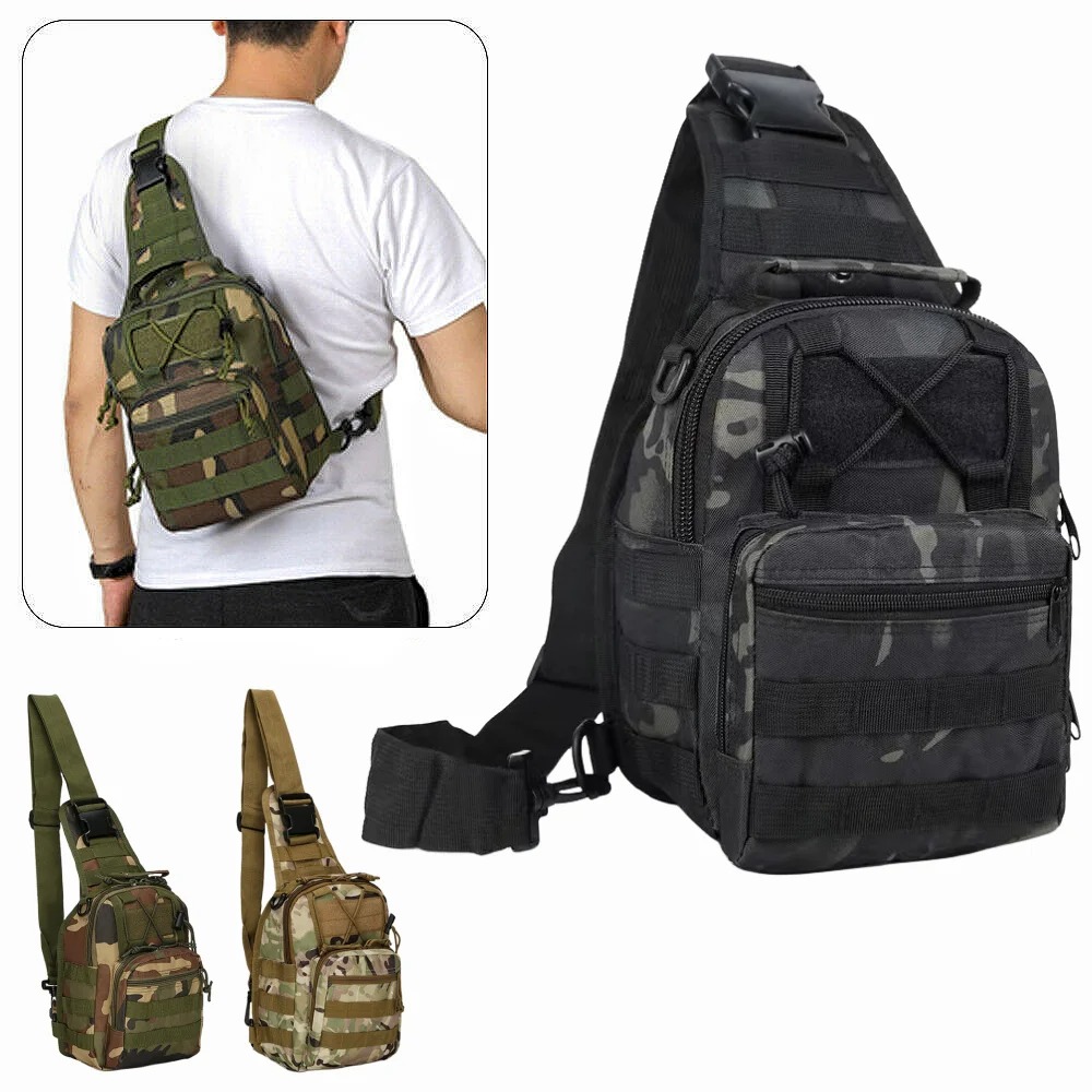 Waterproof Crossbody Chest Bag - Outdoor Hunting Bike บทวิจารณ์และราคา