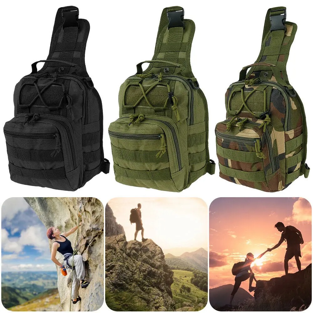 Waterproof Crossbody Chest Bag - Outdoor Hunting Bike บทวิจารณ์และราคา