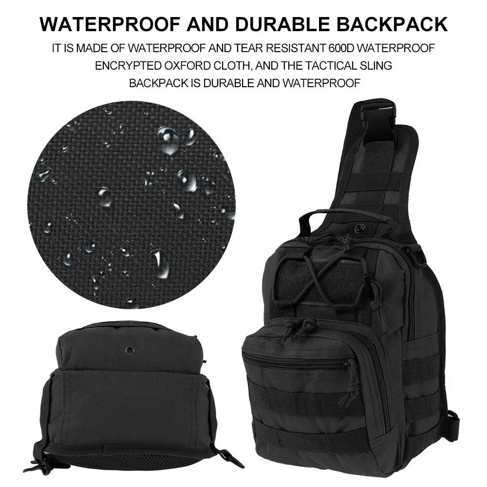 Waterproof Crossbody Chest Bag - Outdoor Hunting Bike บทวิจารณ์และราคา