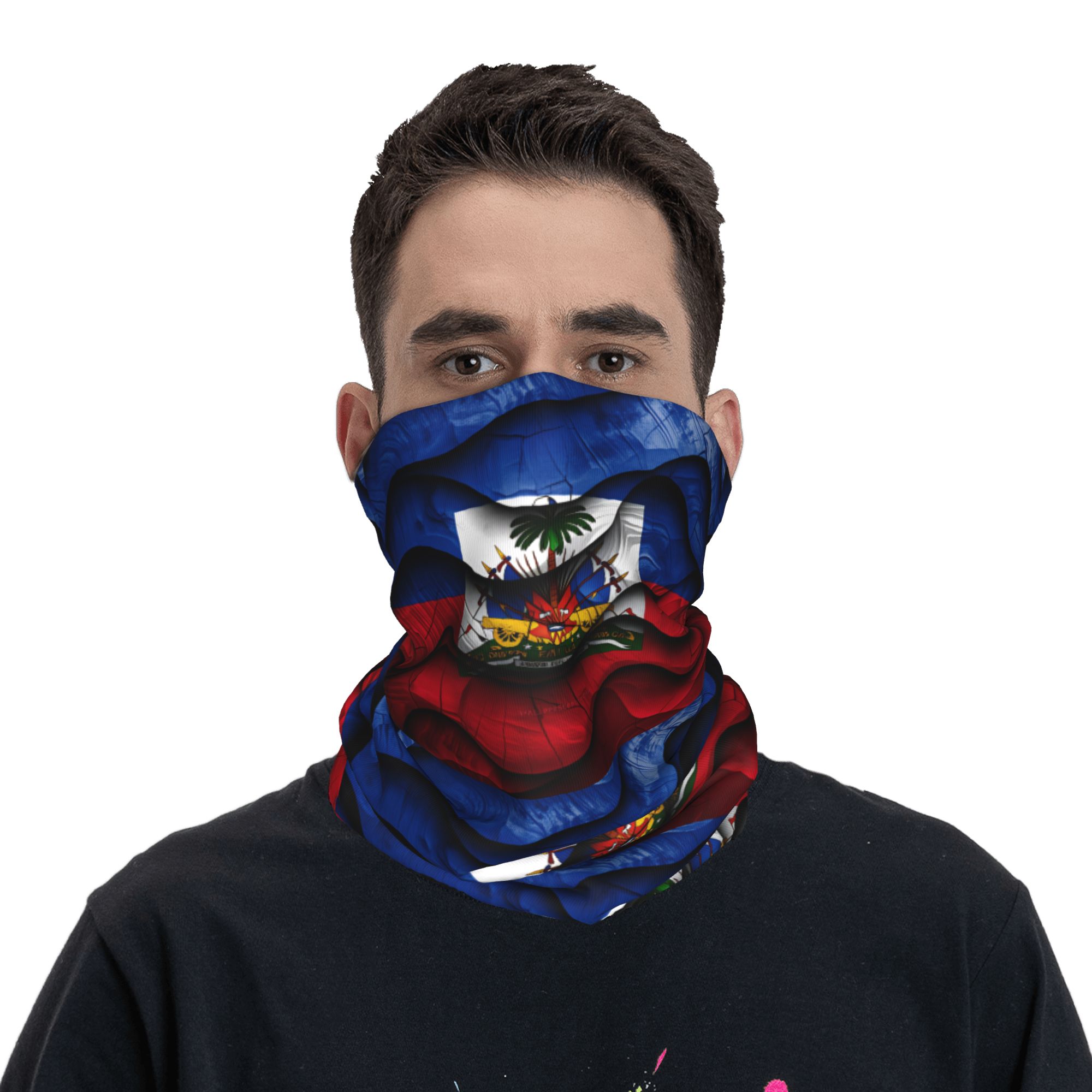 Haiti Flag Balaclava  Hunting  - Hunting Fishing Outdoor บทวิจารณ์และราคา