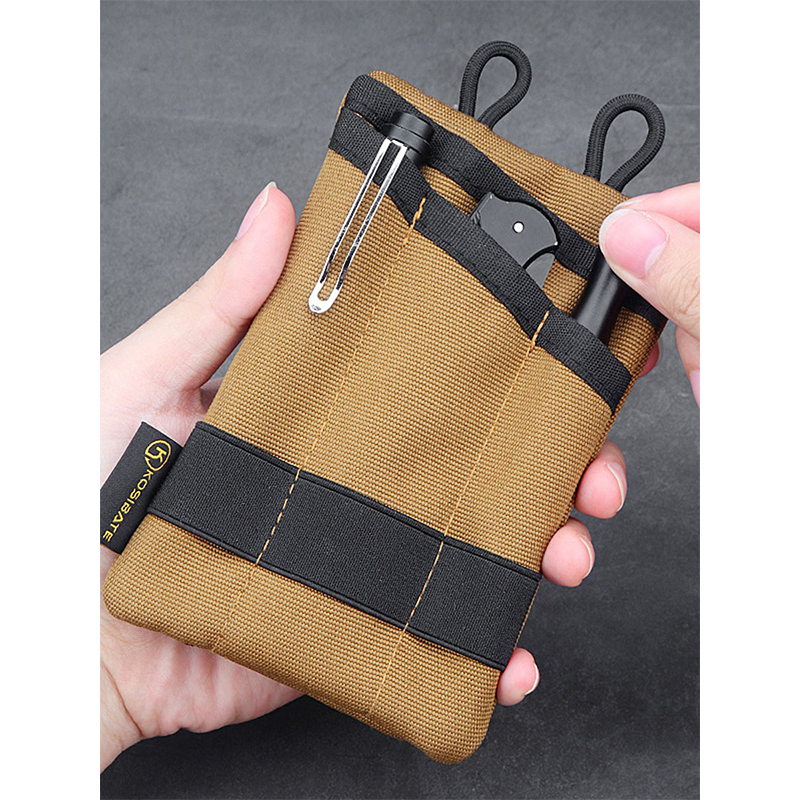 Tactical EDC Pouch Wallet Bag  - Outdoor Hunting Belt บทวิจารณ์และราคา