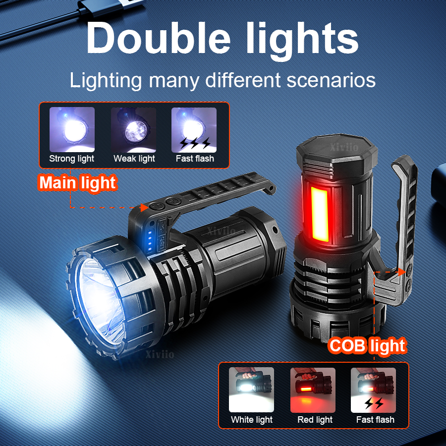 2025 NEW Powerful Search Flash - Tactical Flashlight Rechargeable บทวิจารณ์และราคา