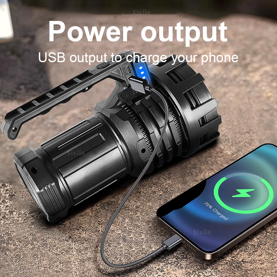 2025 NEW Powerful Search Flash - Tactical Flashlight Rechargeable บทวิจารณ์และราคา