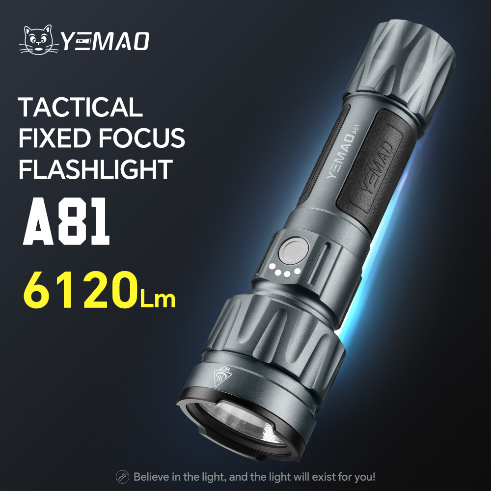 YEMAO-A81 6210LM Flashlight, U - Tactical Flashlight Rechargeable บทวิจารณ์และราคา