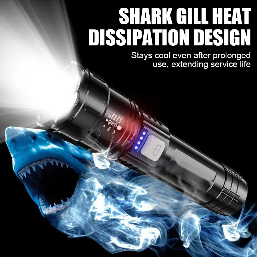 High Power P50 LED Flashlight  - Tactical Flashlight Rechargeable บทวิจารณ์และราคา