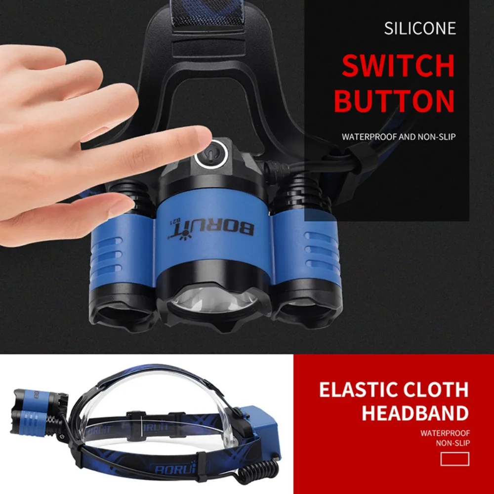 BORUiT B21 3000LM LED Headlamp - Outdoor Hunting Bike บทวิจารณ์และราคา