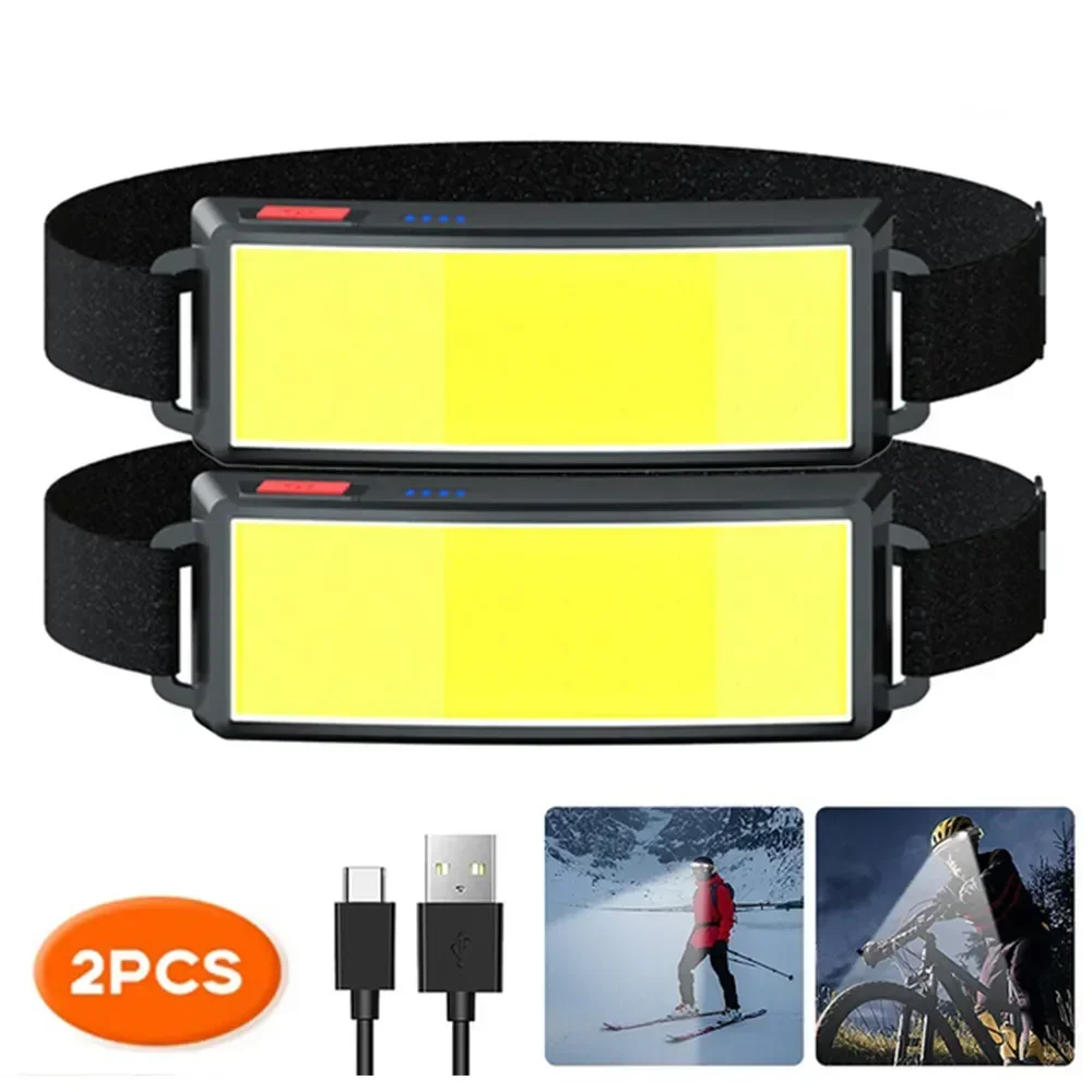 COB Portable LED Headlights Ou - Hunting Fishing Outdoor บทวิจารณ์และราคา