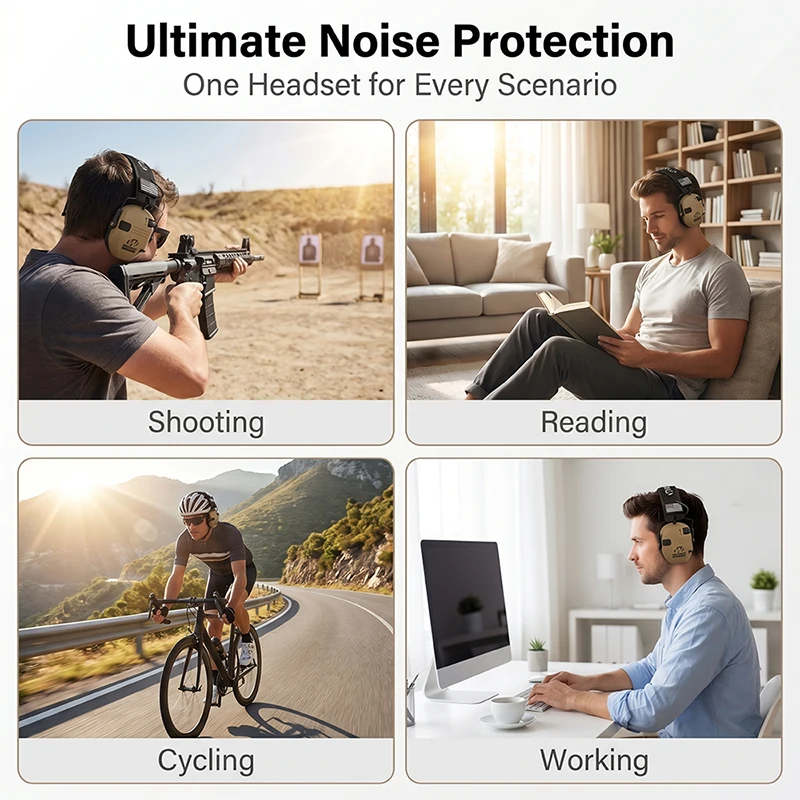 W1 Electronic Shooting Earmuff - Outdoor Hunting Videos บทวิจารณ์และราคา