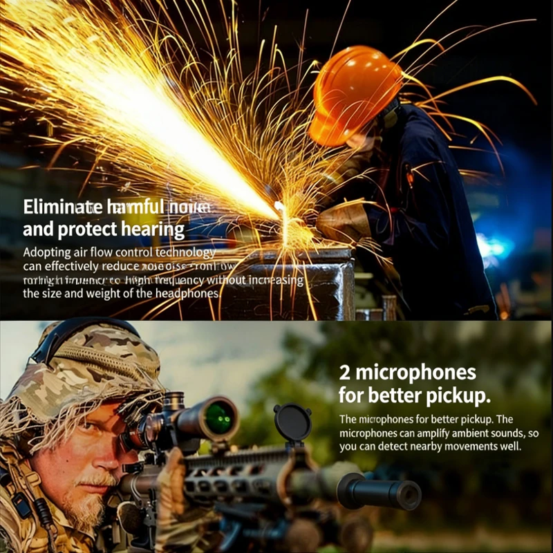 W1 Electronic Shooting Earmuff - Outdoor Hunting Videos บทวิจารณ์และราคา