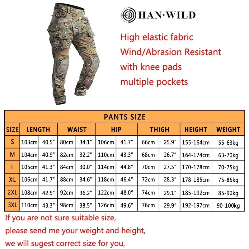 Airsoft Tactical Pants Camo G3 - Outdoor Hunting Trousers บทวิจารณ์และราคา