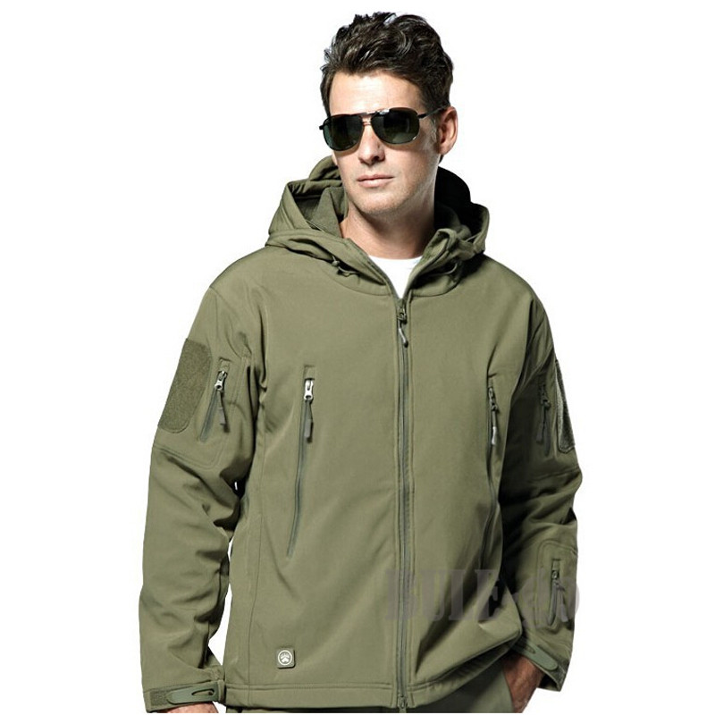Men Outdoor TAD Shark Skin Sof - Outdoor Hunting Hoodie บทวิจารณ์และราคา