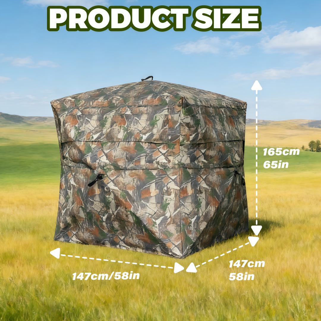 Camouflage Pop-Up Hunting Blin - Hunting & Outdoor Supplies Carterton Reviews บทวิจารณ์และราคา